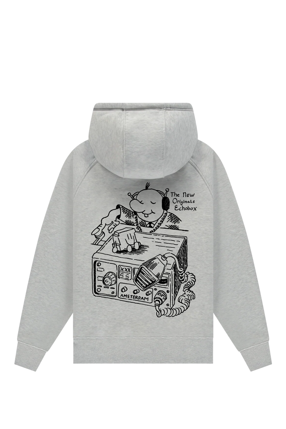 Echobox & the new originals Hoodie | Light Grey melange