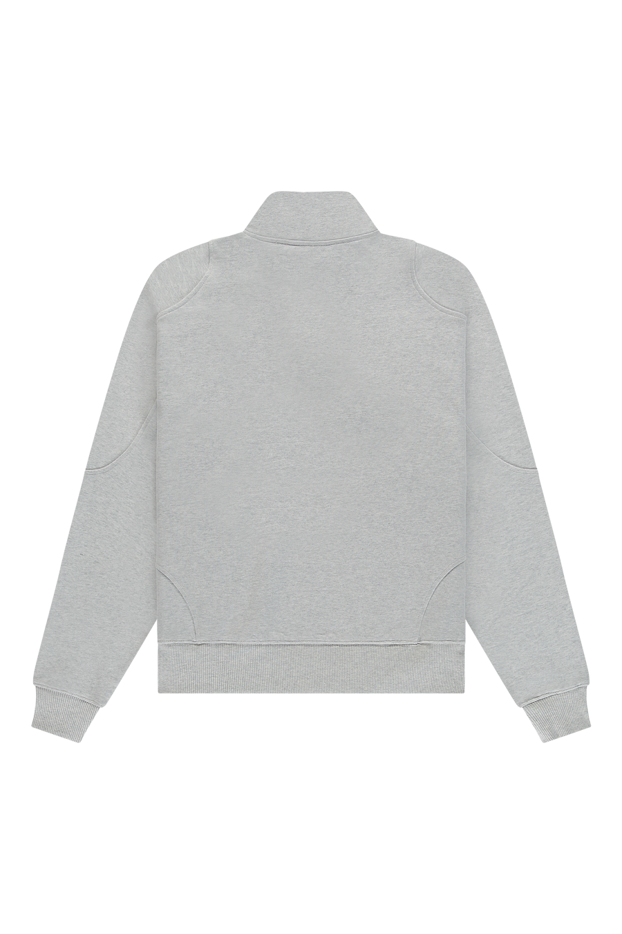 Emblem Half-Zip Sweater Light Grey Melange