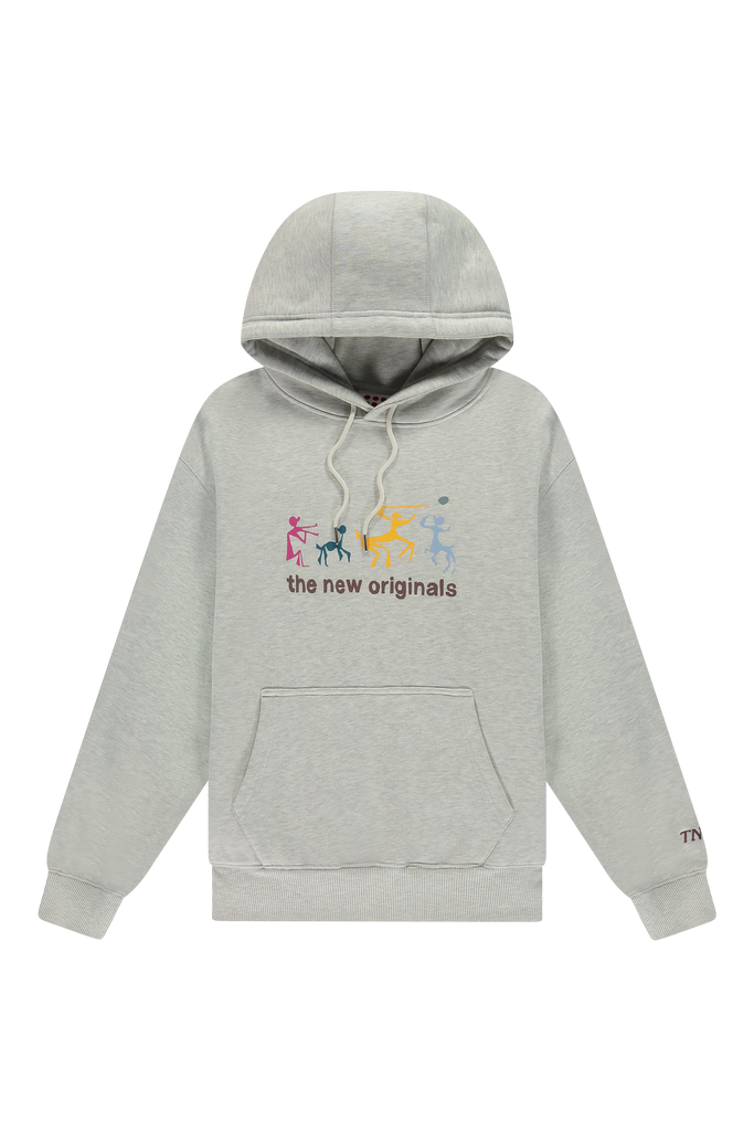 Fredasso Hoodie Grey Melange