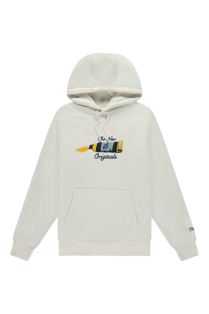 Ink Tube Hoodie White Alyssum