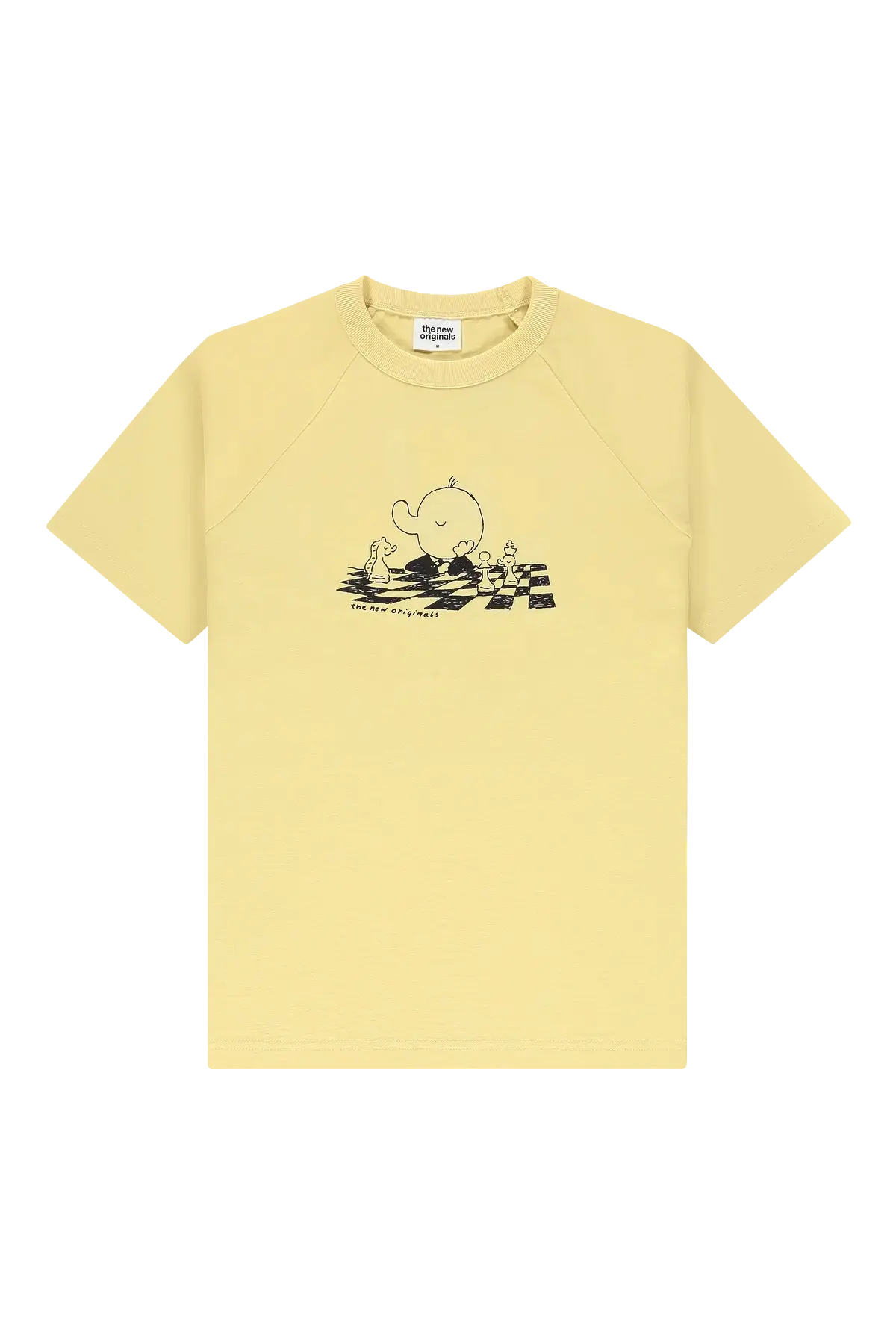 Freddy Chess Raglan Tee Butter Yellow
