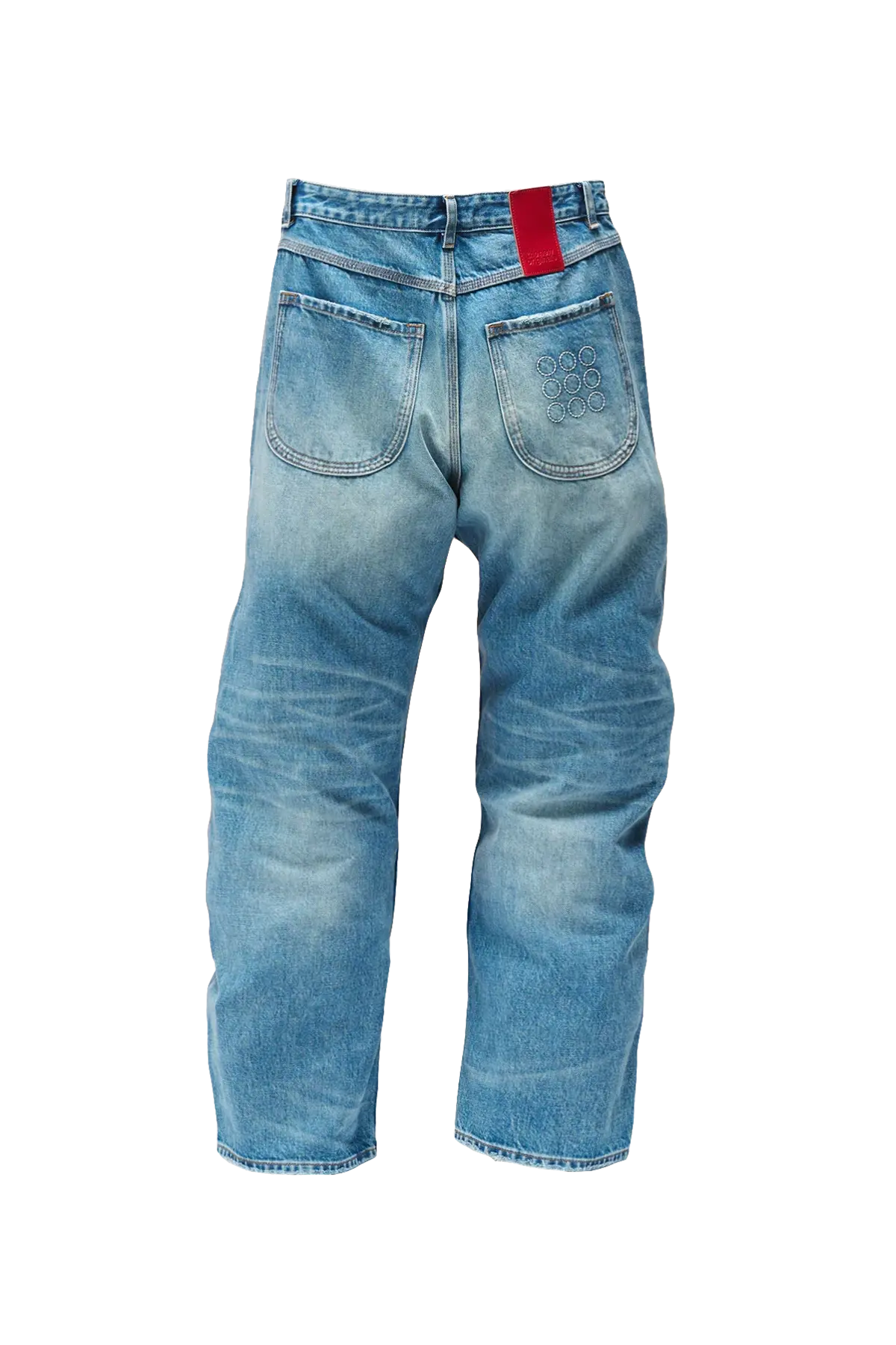 9-Dots Relaxed Jeans Light Denim