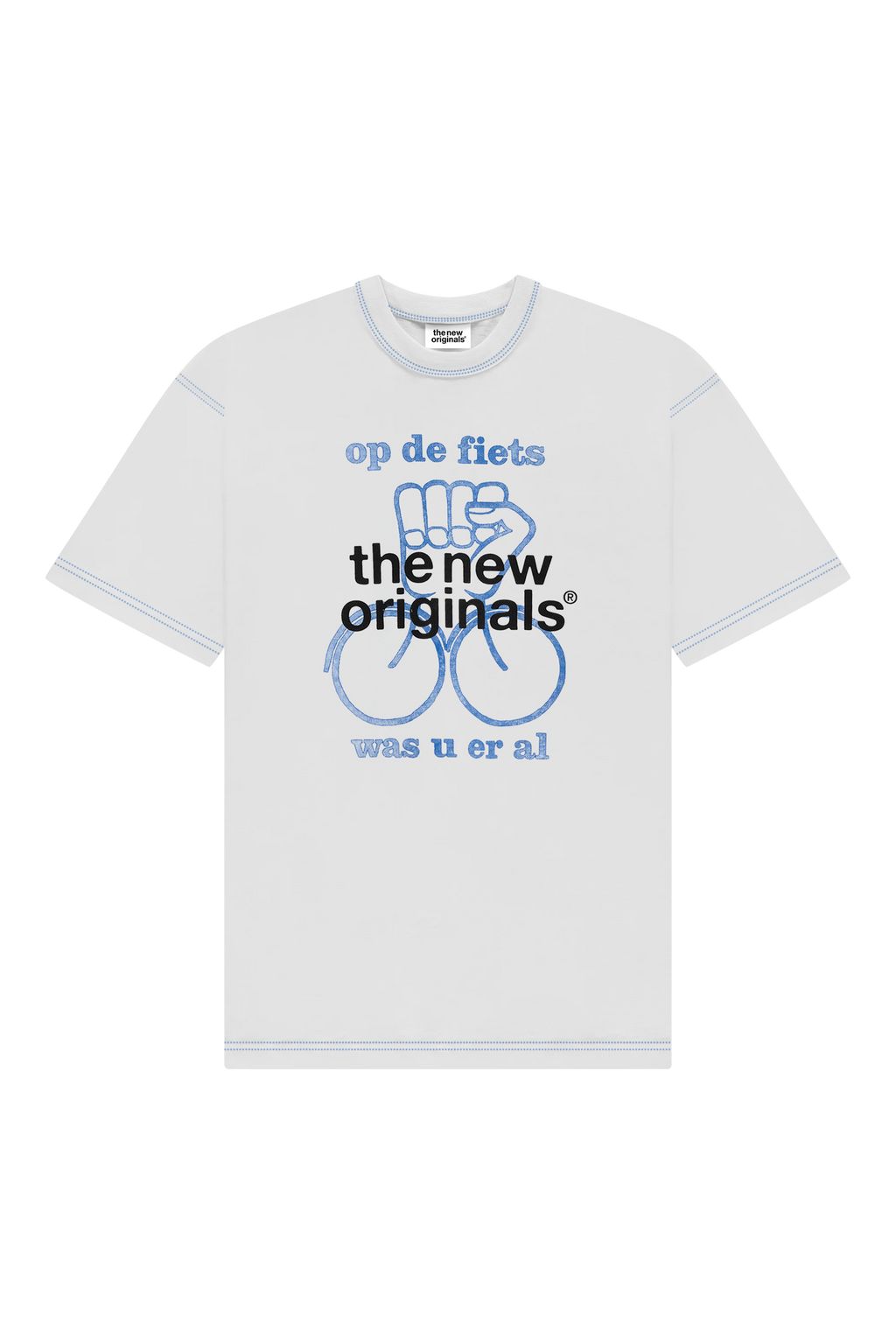 Op De Fiets Tee Front -1