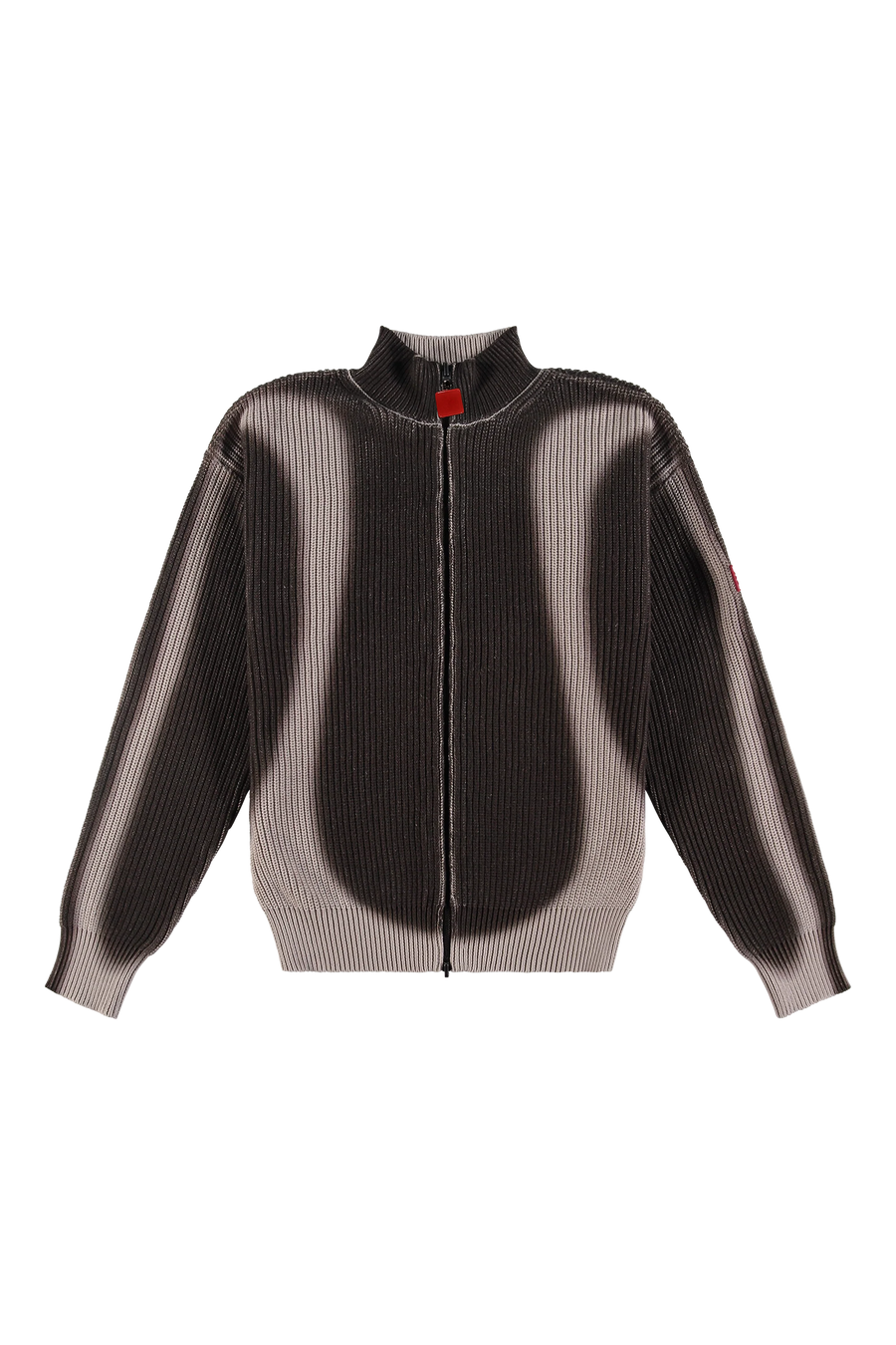 Fisherman Curve Zip Up Sweater Hummus