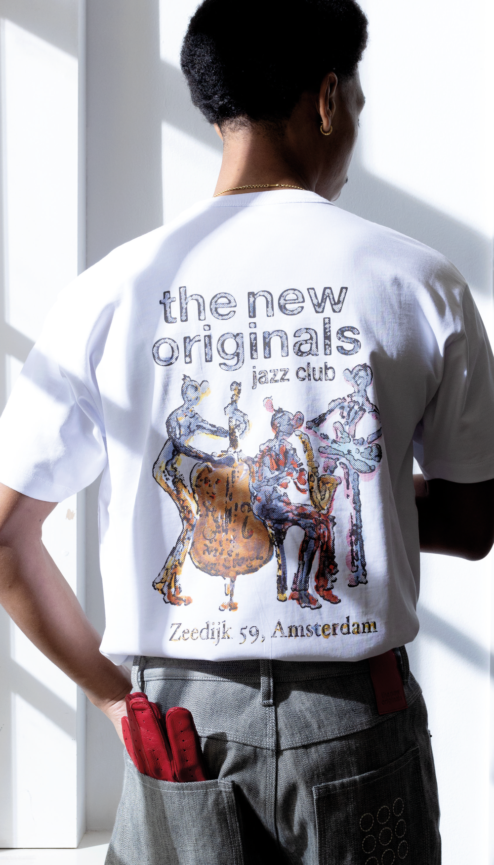 Jazz Club Tee | White