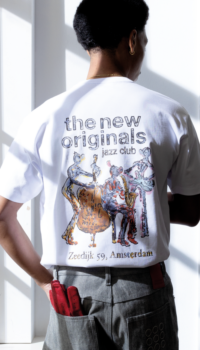 Jazz Club Tee | White