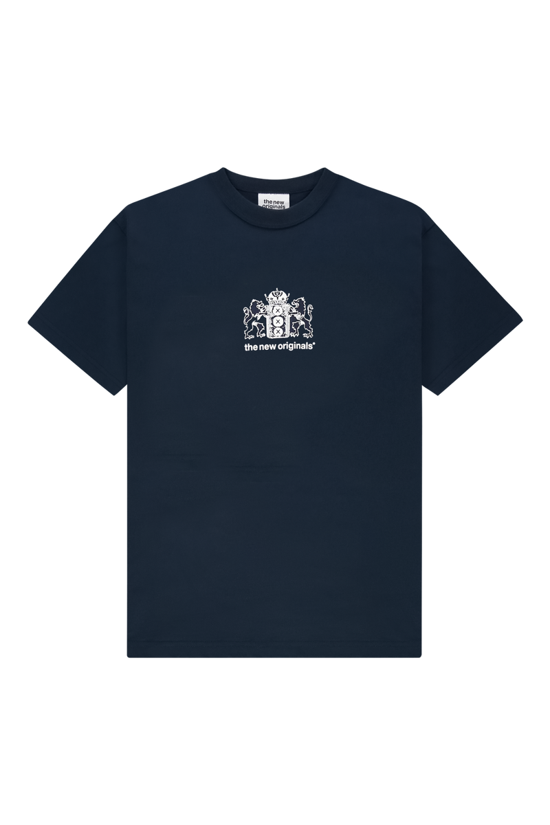 Lions Speaker Tee | navy / White Alyssum