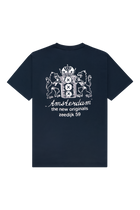 Lions Speaker Tee | navy / White Alyssum