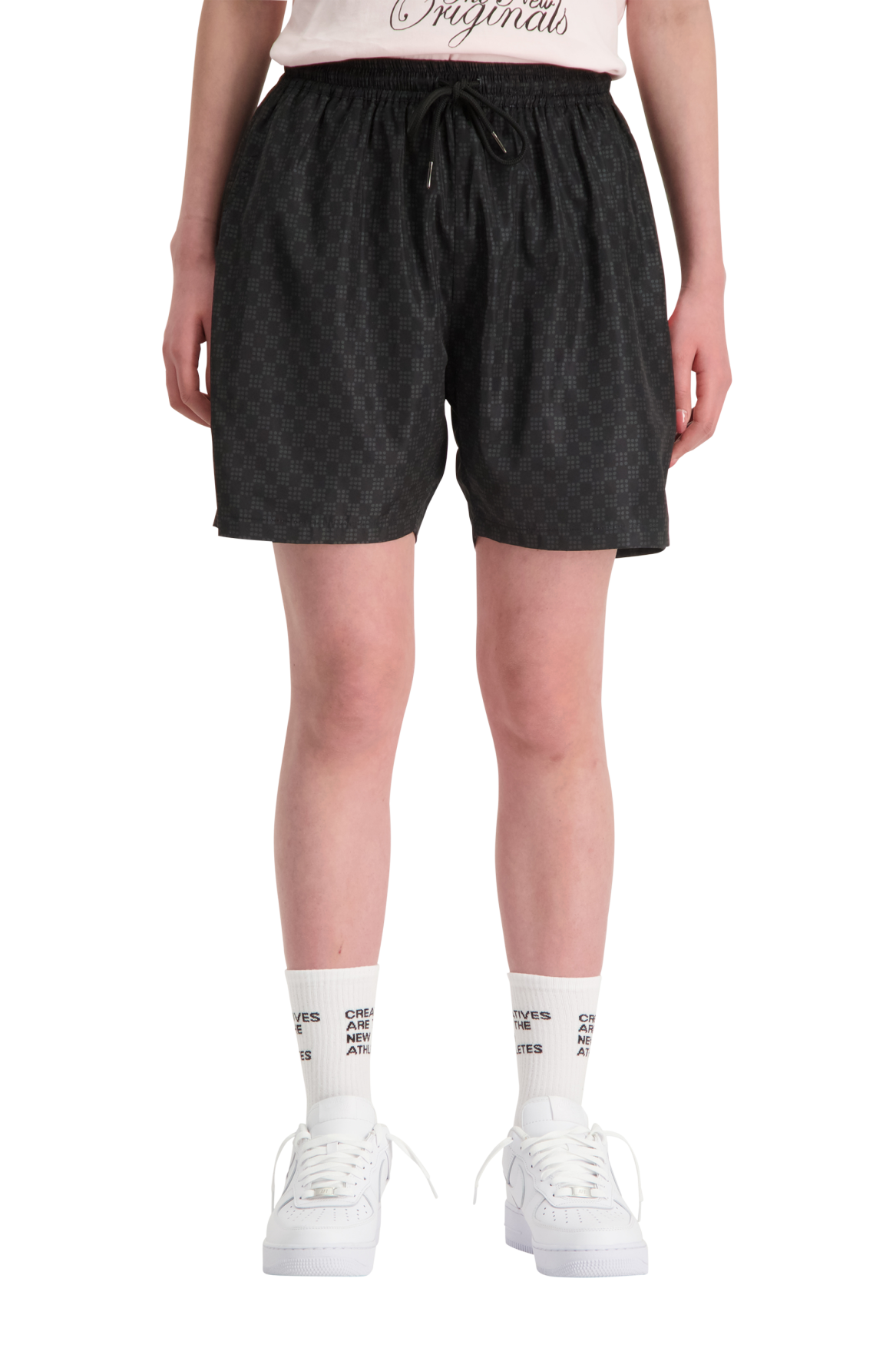 Dots On Dots Shorts | Black