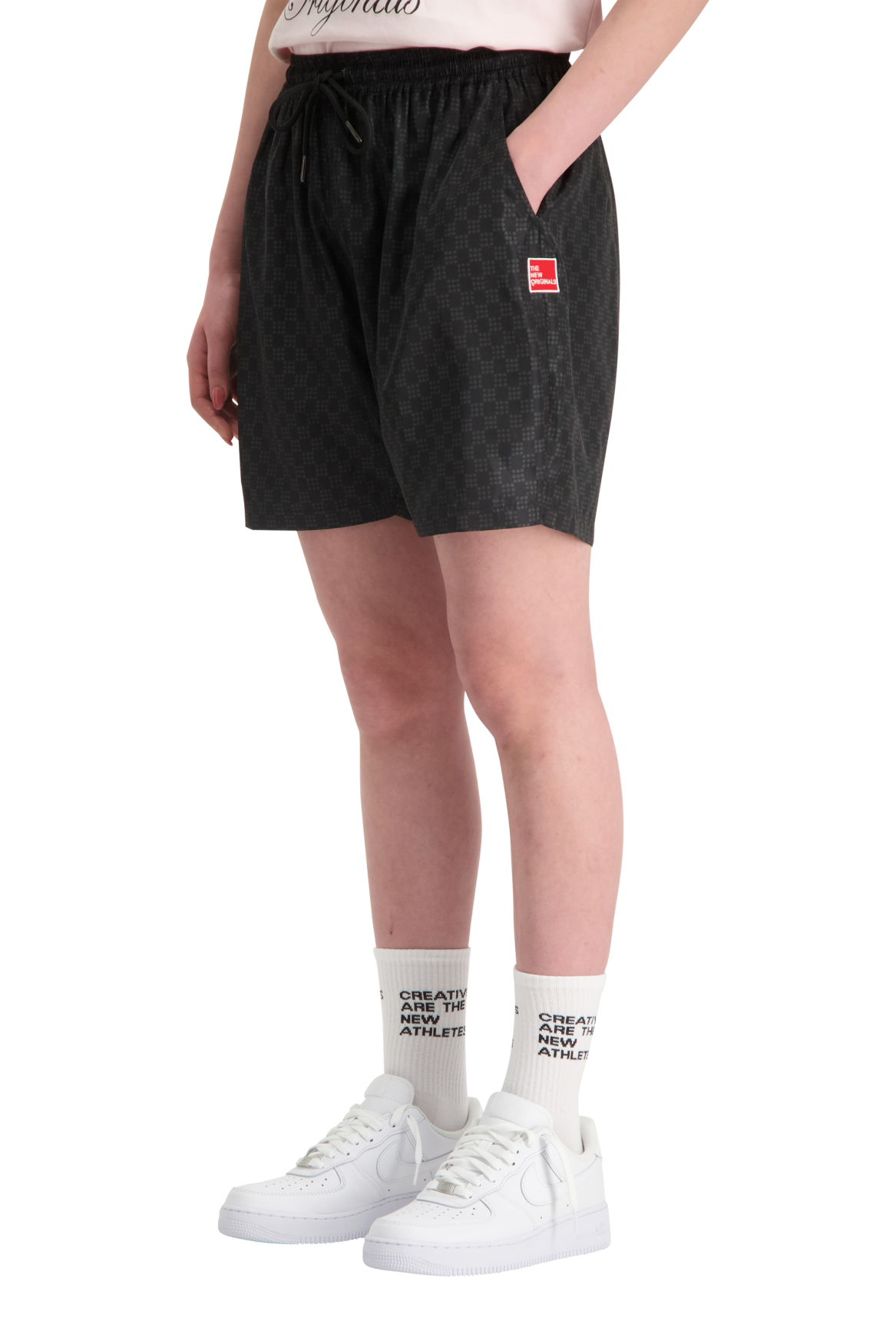 Dots On Dots Shorts | Black