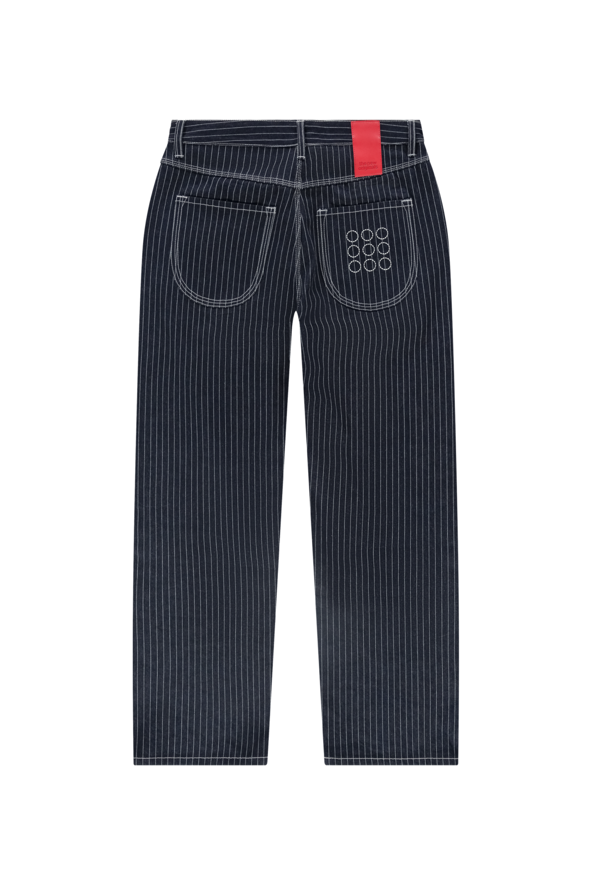 9-Dots Relaxed Jeans | Raw Denim