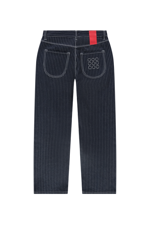9-Dots Relaxed Jeans | Raw Denim