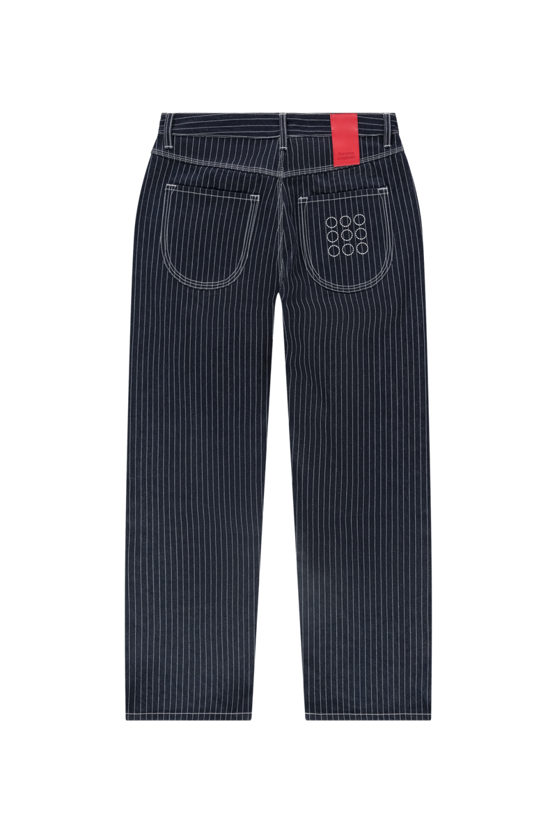 9-Dots Relaxed Jeans | Raw Denim