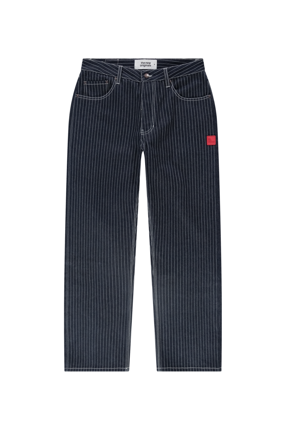 9-Dots Relaxed Jeans | Raw Denim
