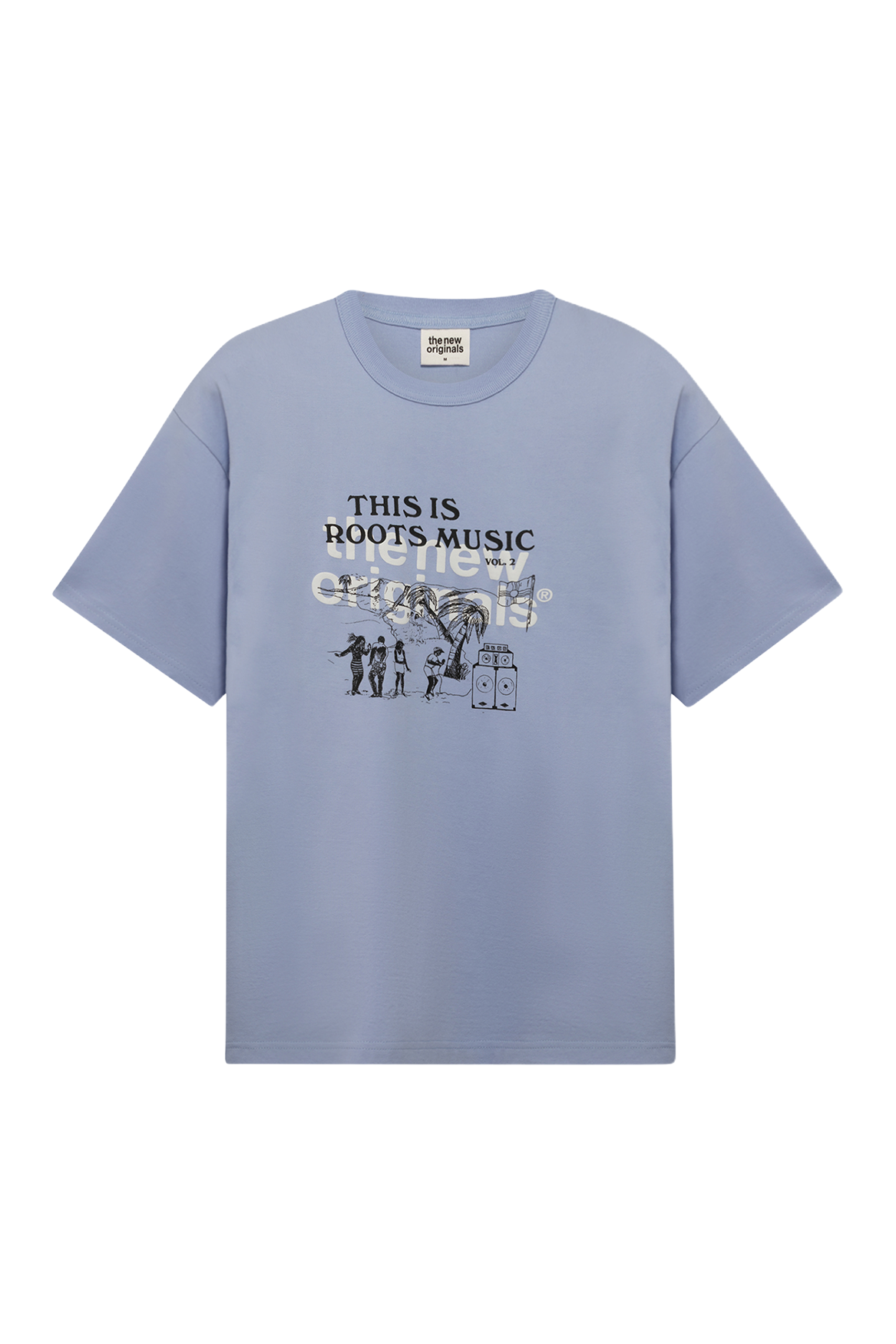 Roots Music Tee | Lush Blue