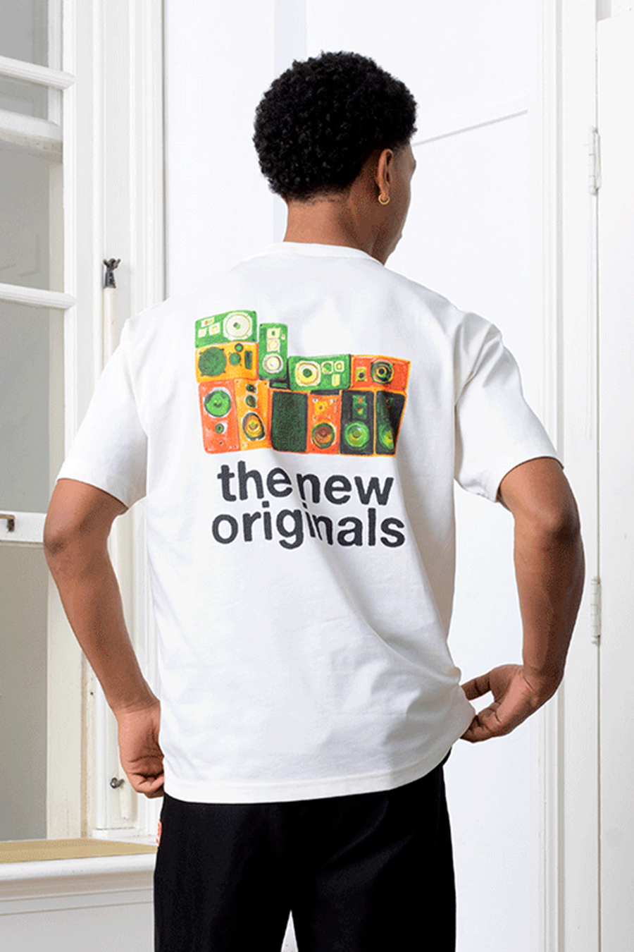 Soundsystem Tee White Alyssum