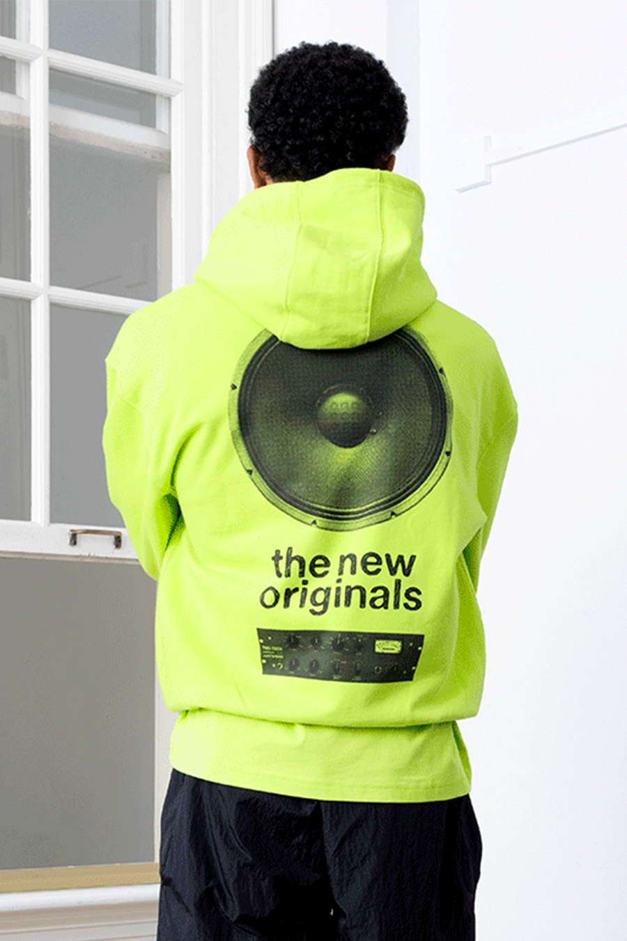 Speaker Hoodie Lime Punch