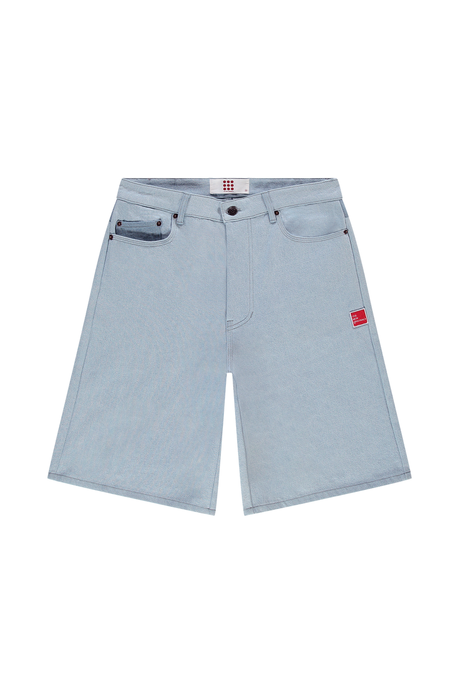 9-Dots Denim Shorts Light Wash