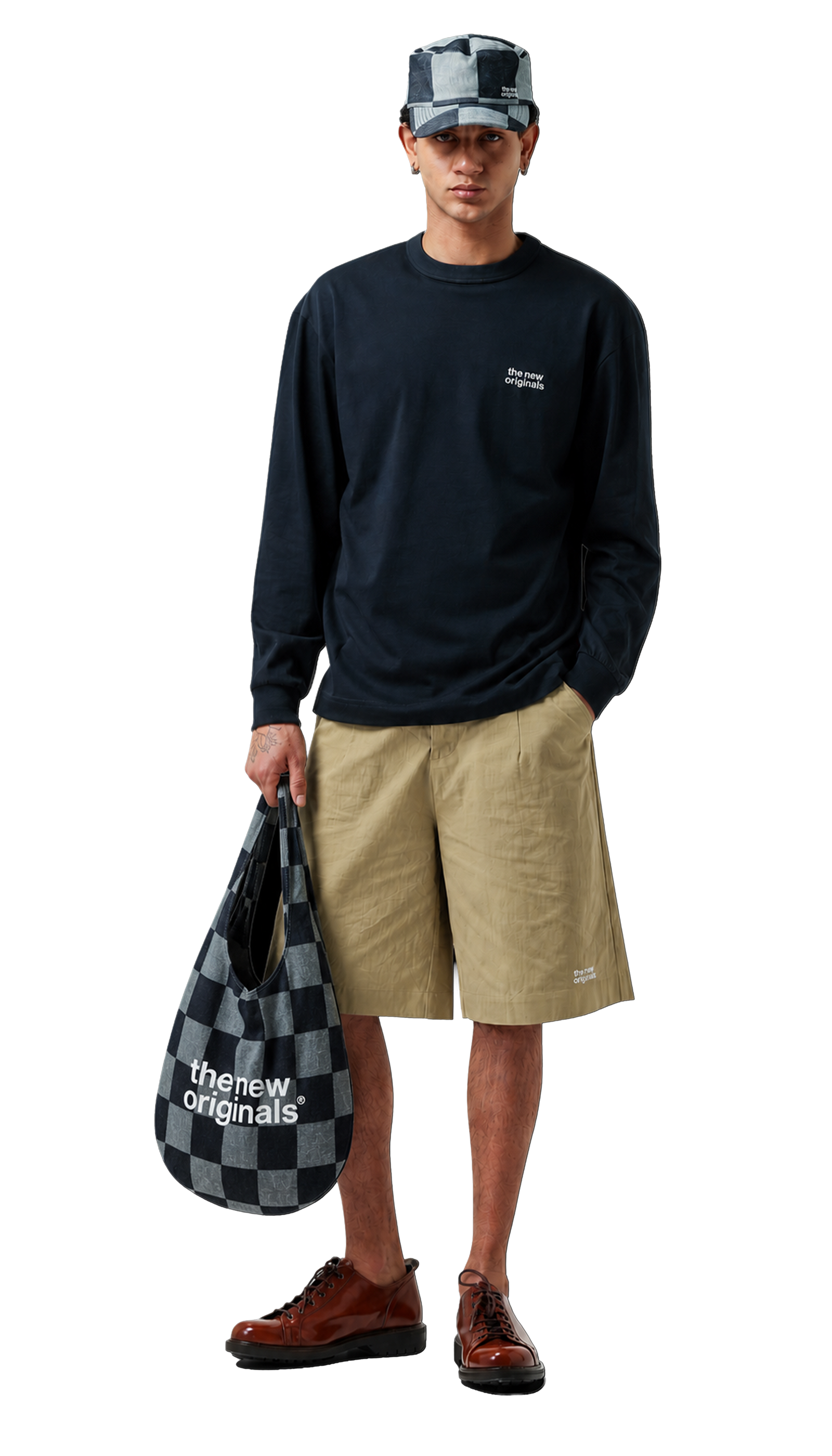 Emblem Sling Bag | Raw Denim