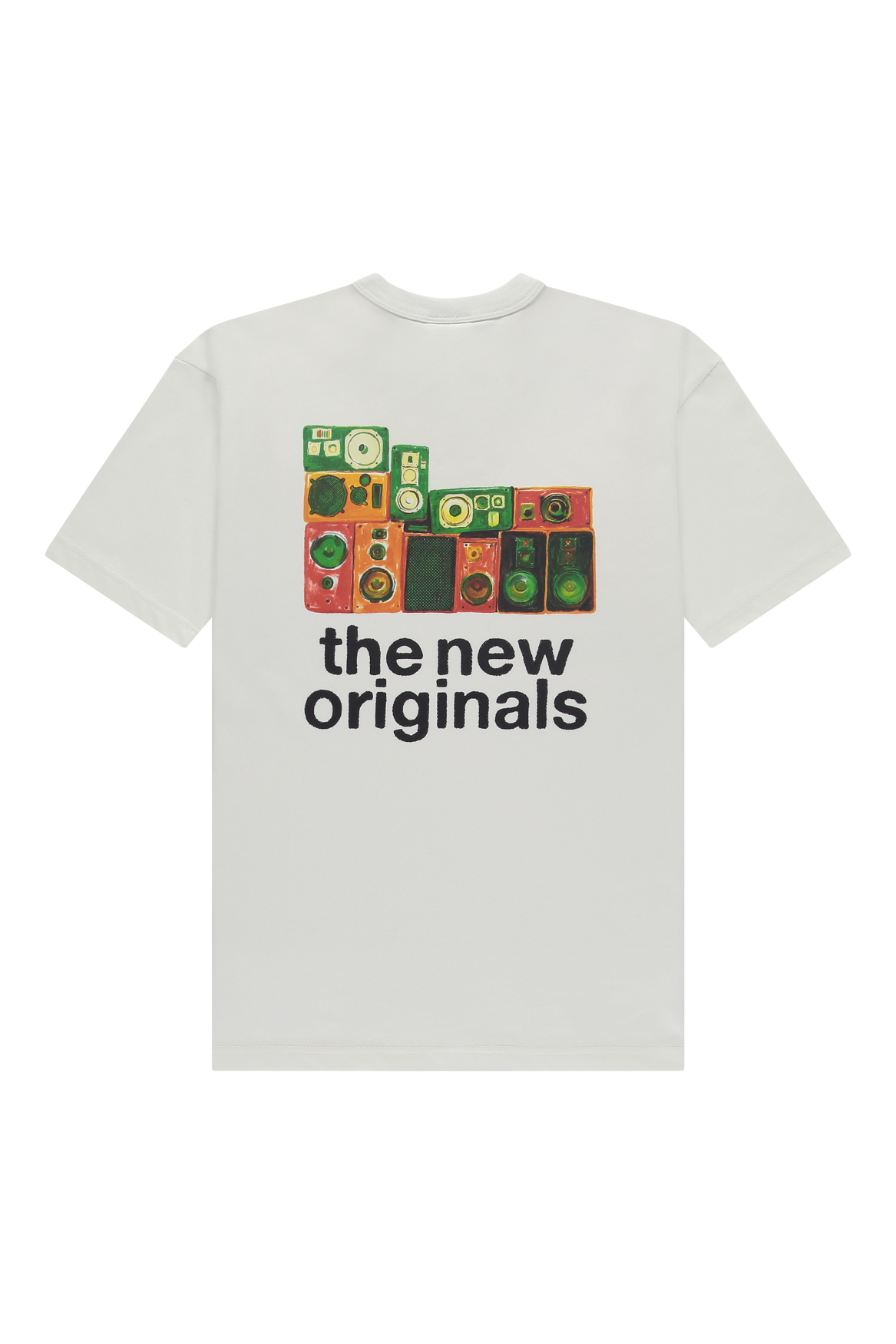 Soundsystem Tee | White Alyssum
