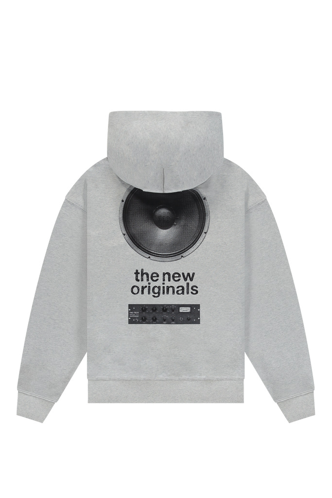 Speaker Hoodie Light Grey Melange