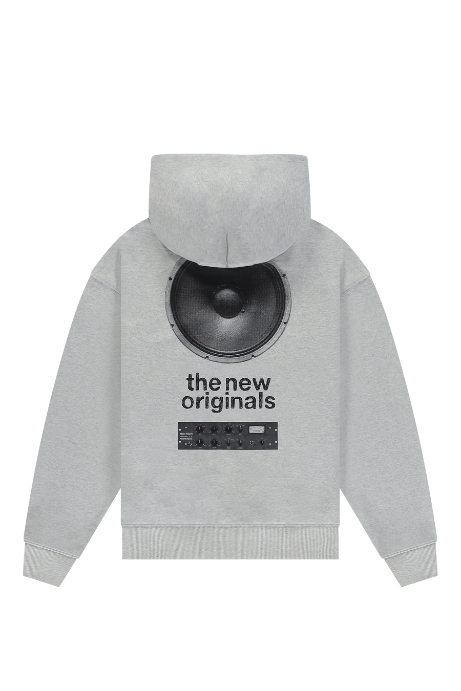 Speaker Hoodie Light Grey Melange