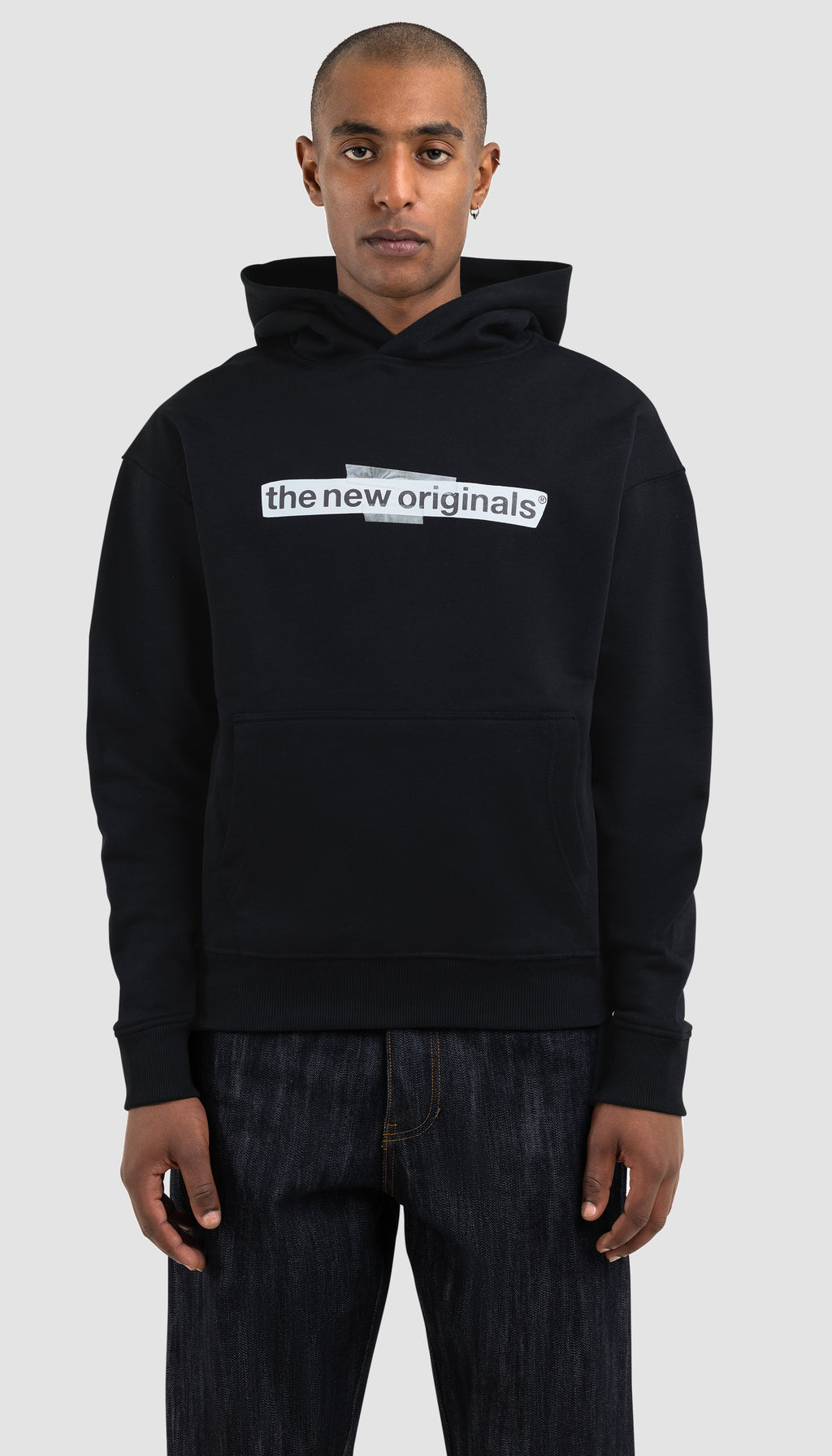 The New Originals Taped Hoodie Black