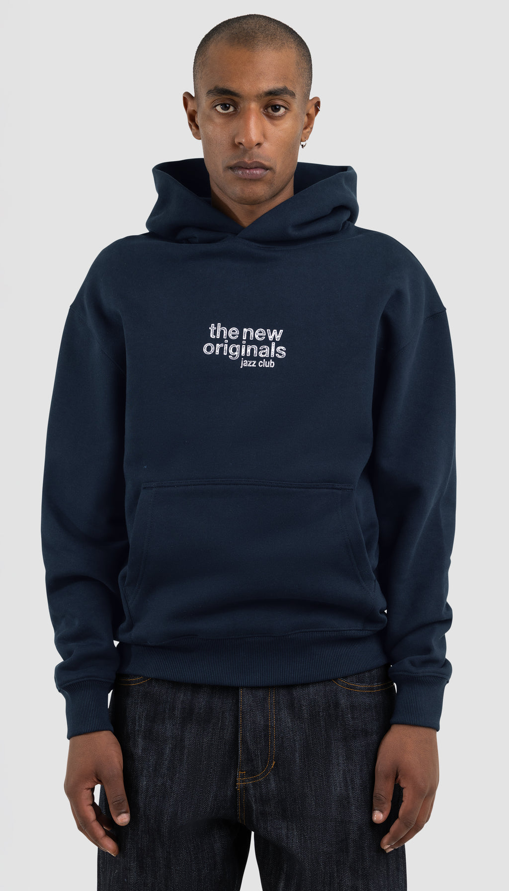 Jazz Club Hoodie Navy Blue