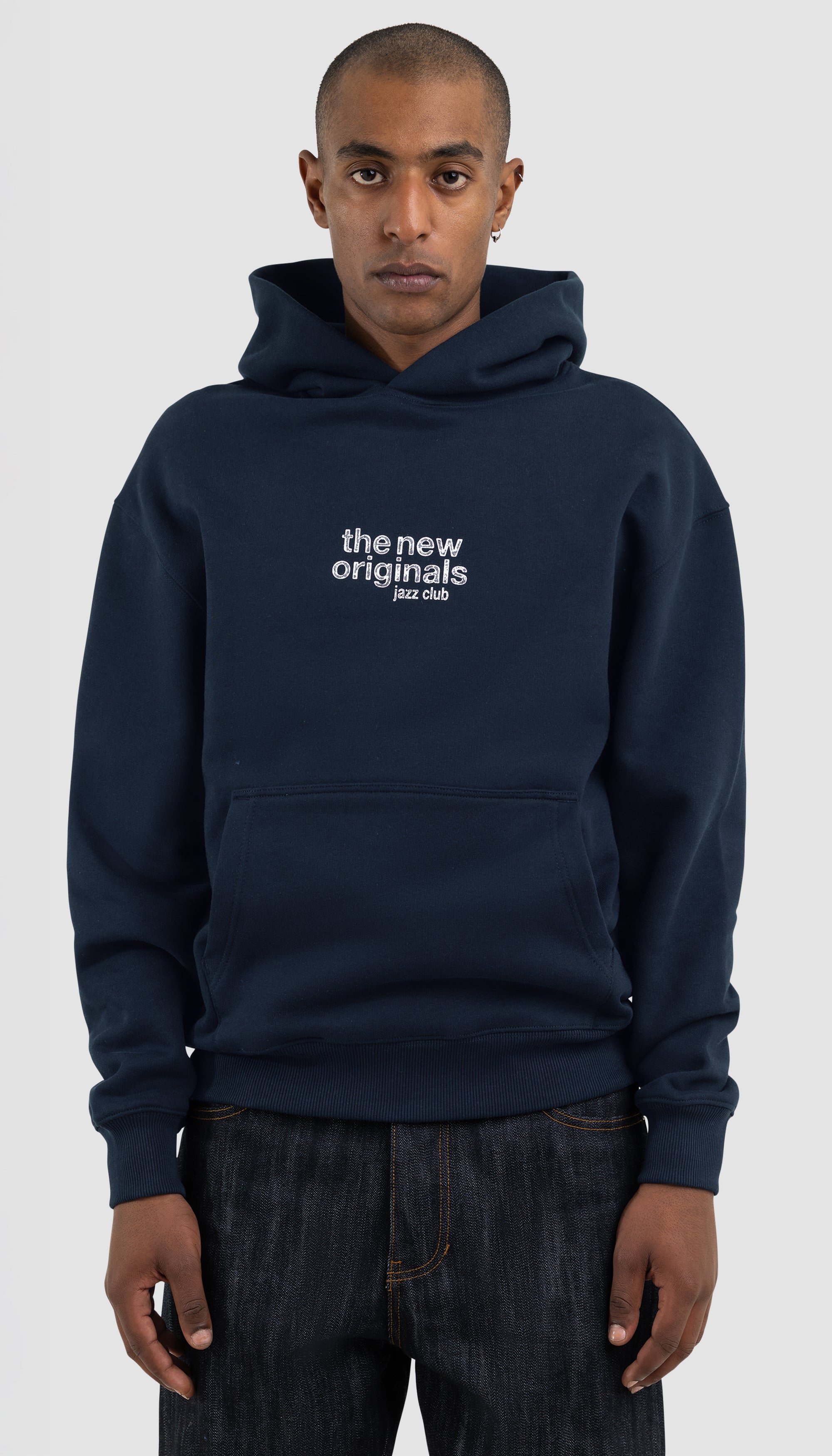 Jazz Club Hoodie Navy Blue
