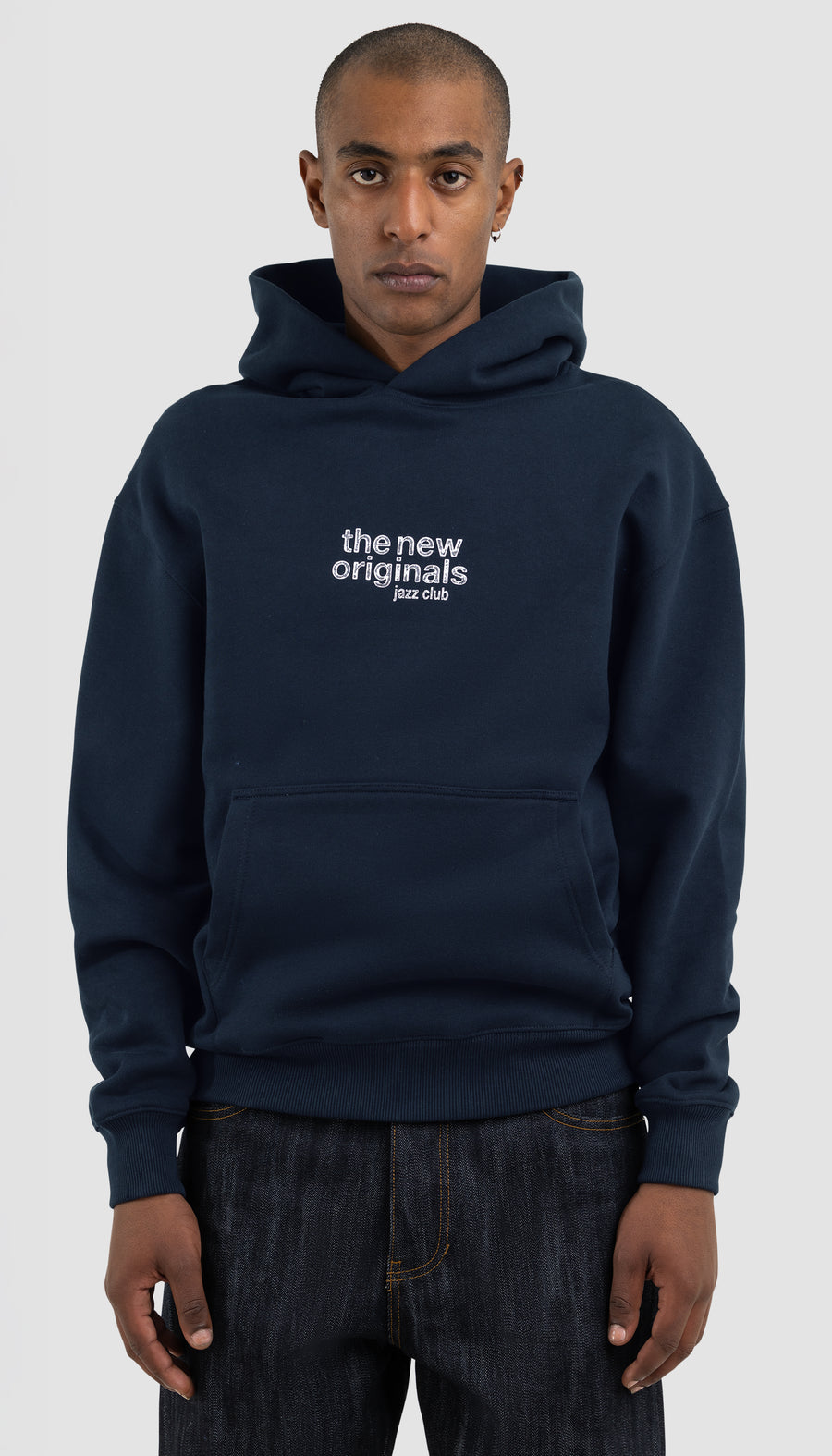 Jazz Club Hoodie Navy Blue