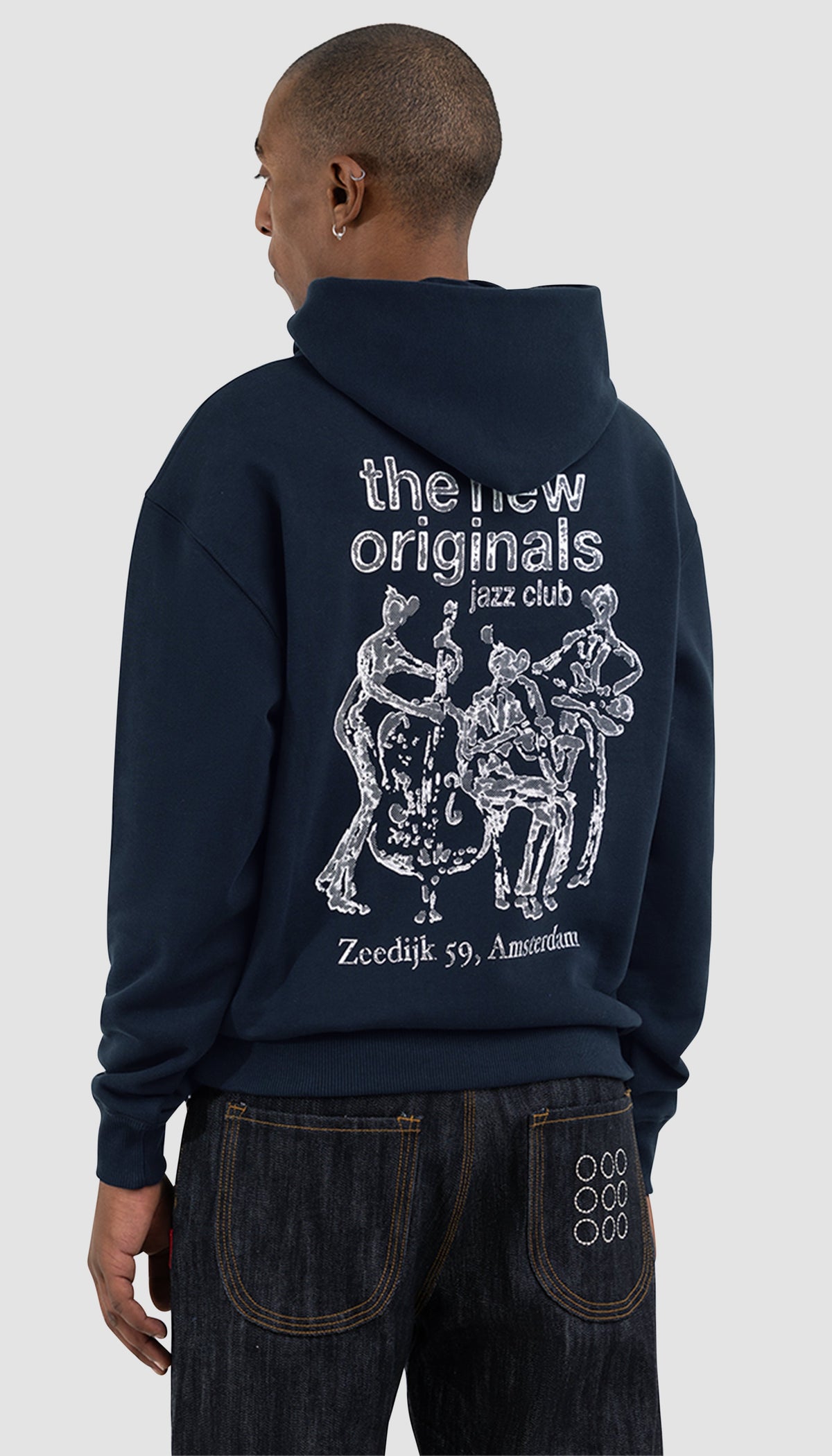 Jazz Club Hoodie | Navy