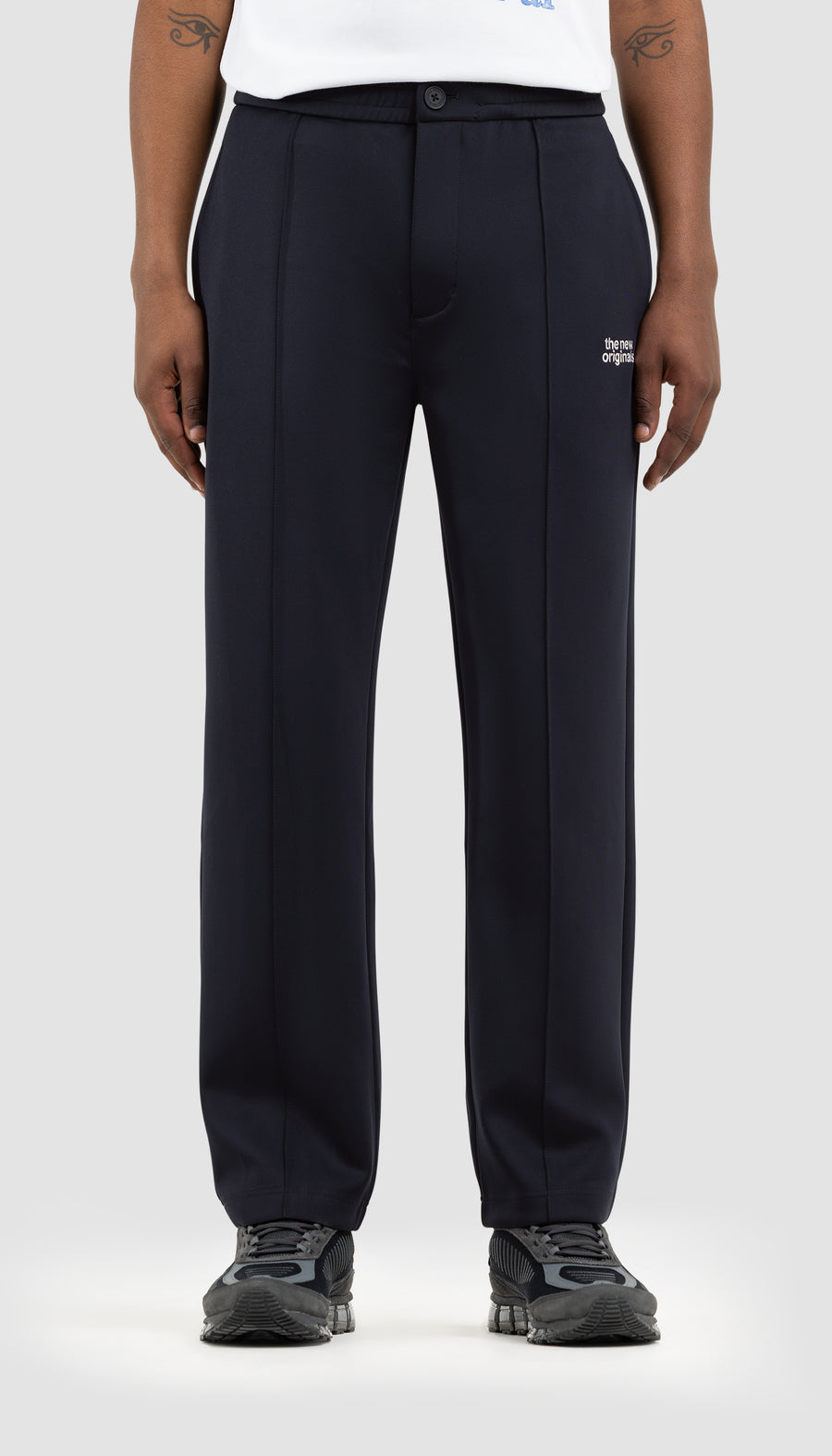 Emblem Trackpants Navy Blue / Pan African