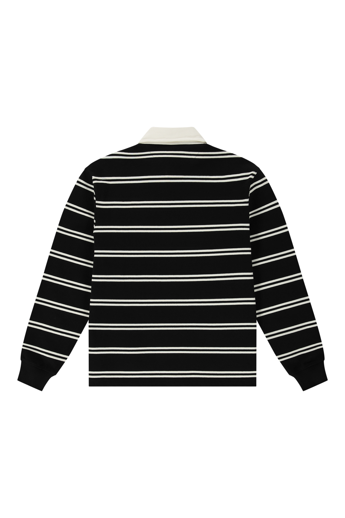Rugby Shirt White Alyssum / Spruced Up | Black