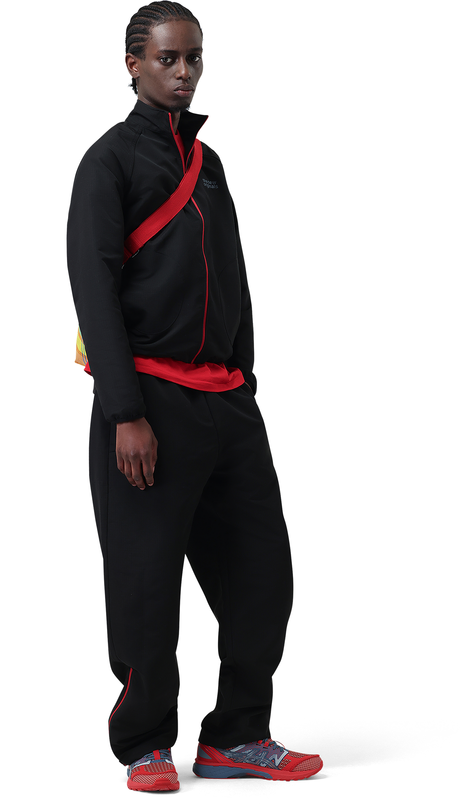 Emblem Tech Pants | Black