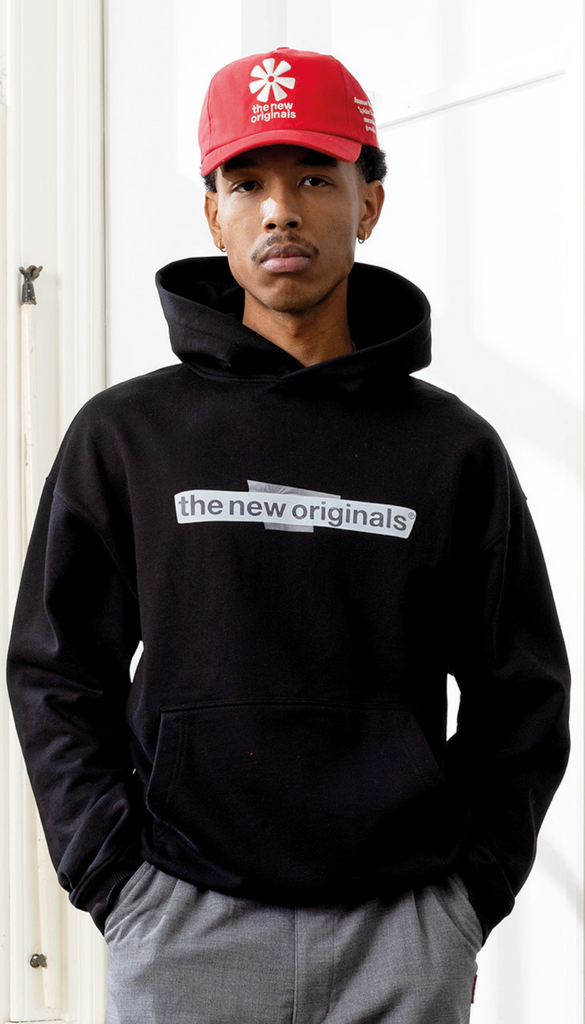 The New Originals Taped Hoodie Black