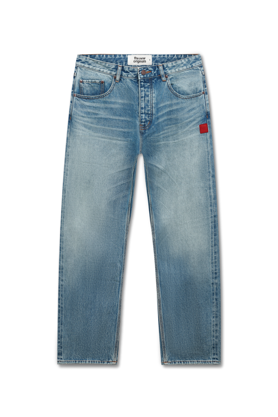 9-Dots Relaxed Jeans | Light Blue