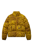 9-Dots Curve Puffer | Leopard Allover