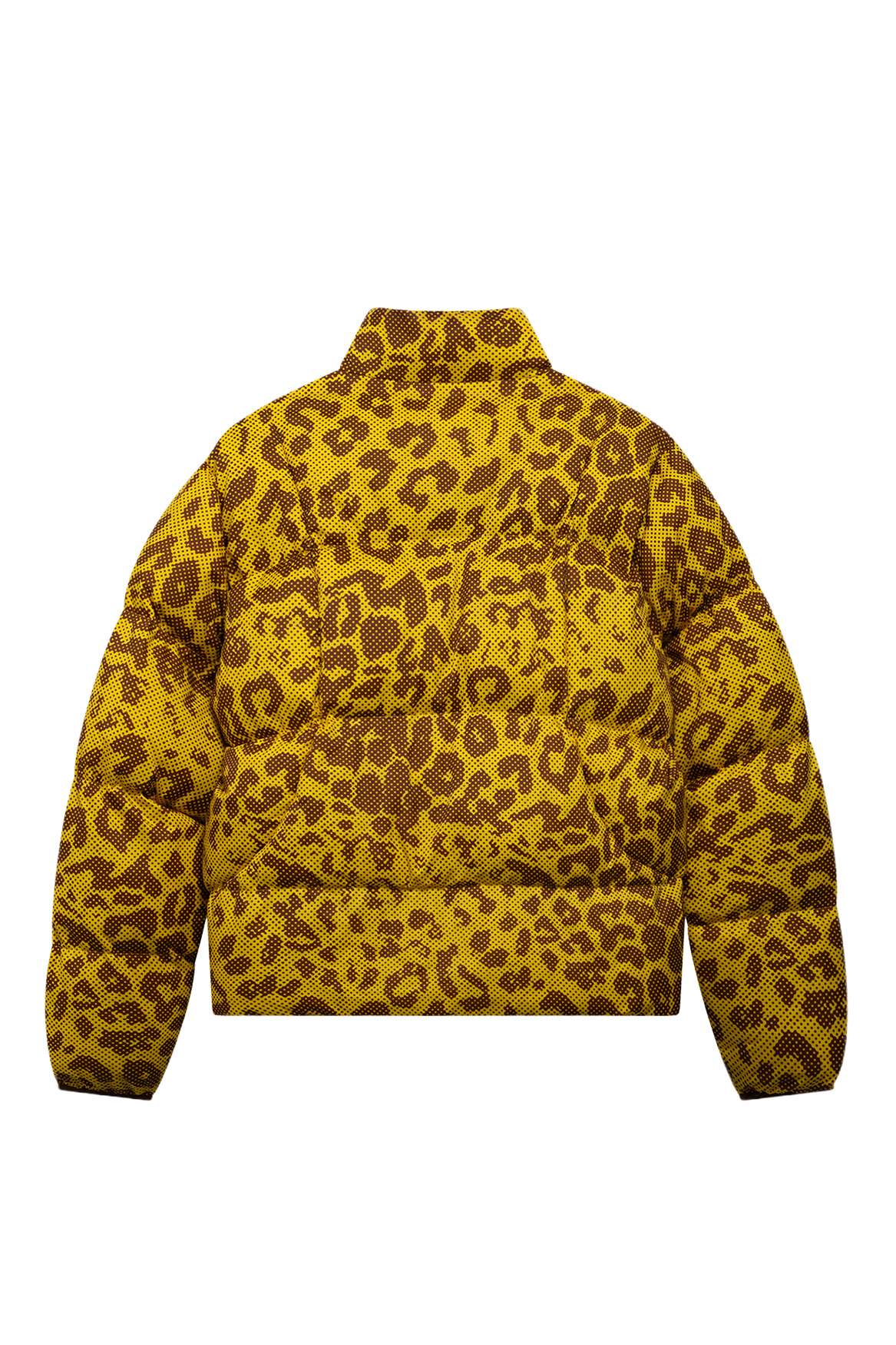 9-Dots Curve Puffer | Leopard Allover