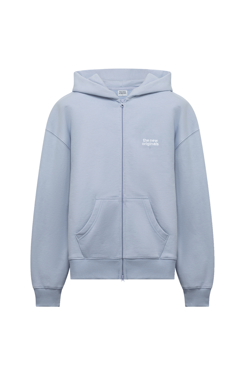 Catna Zip-Up Hoodie | Lush Blue
