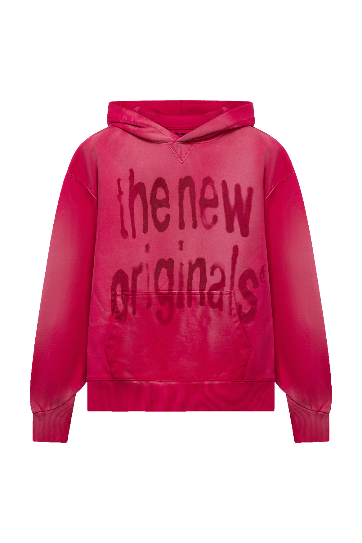 Airbrushed Big Logo Hoodie | Beetroot Purple