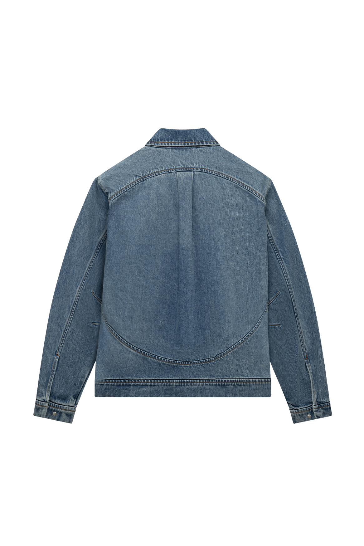Wave Denim Jacket | Light wash