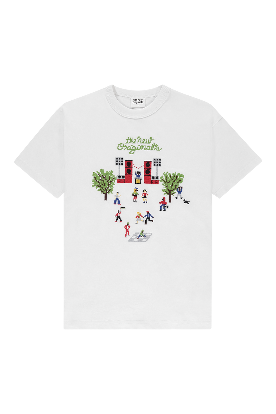 Block Party Tee White Alyssum