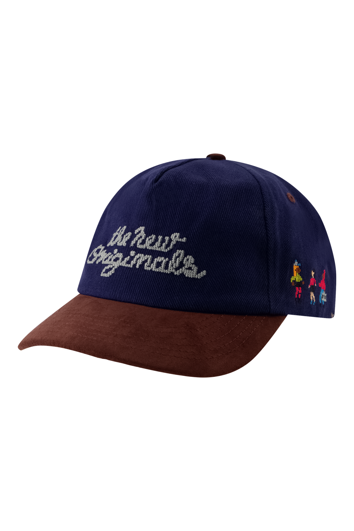 Block Party Cap | Navy / Brown
