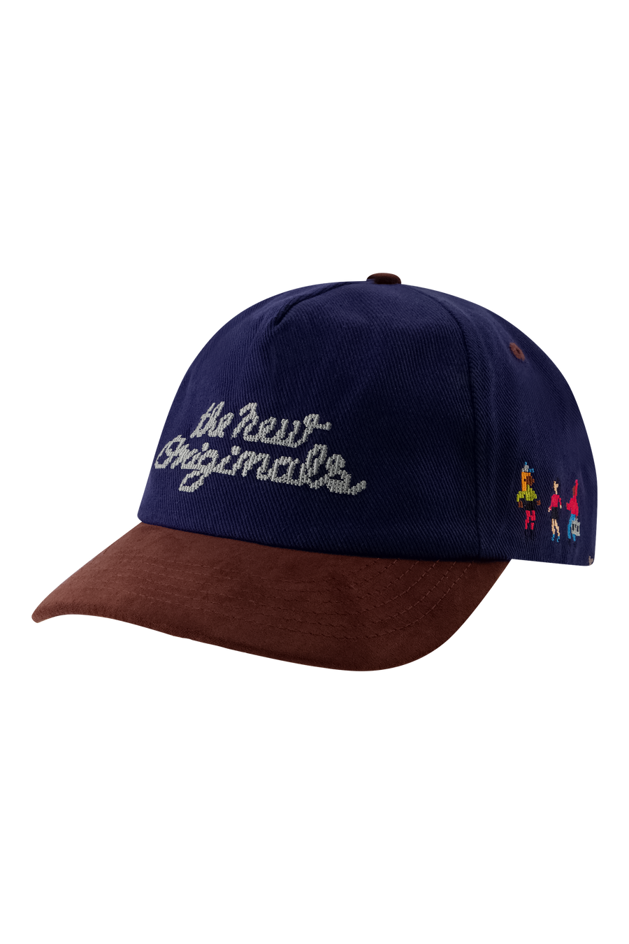 Block Party Cap Navy/Brown