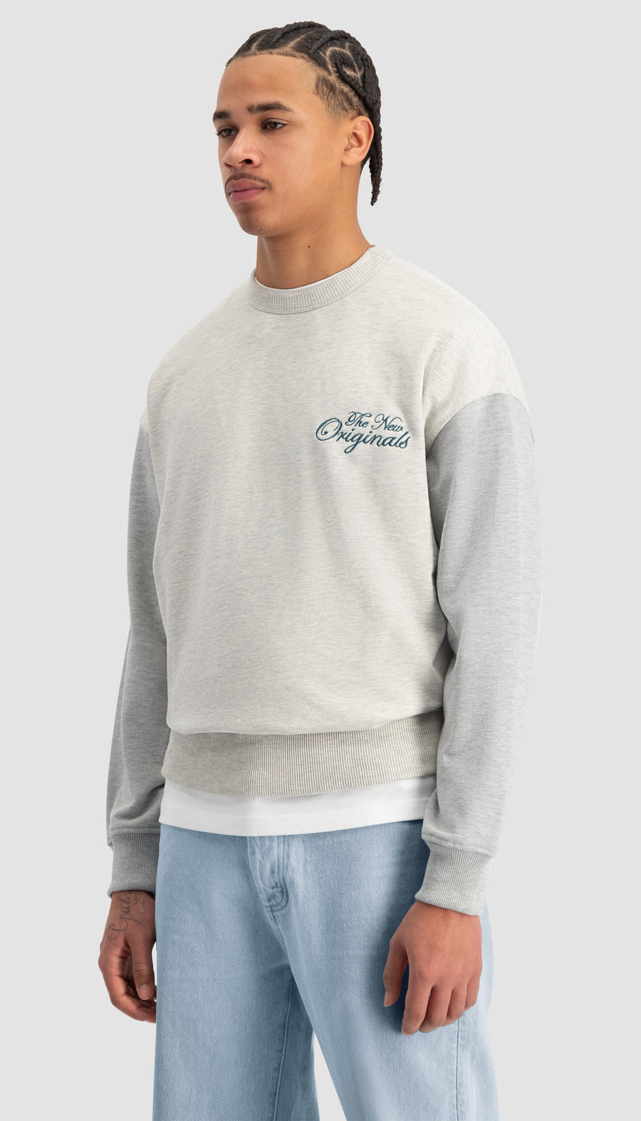 BOT9D Crewneck Grey Melange