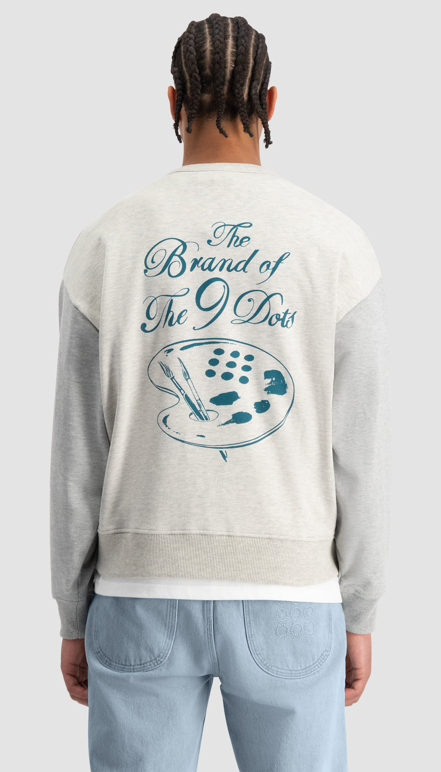 BOT9D Crewneck Grey Melange