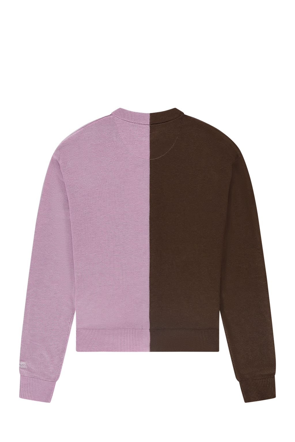 Duo Cardigan | Light Pink/ Brown