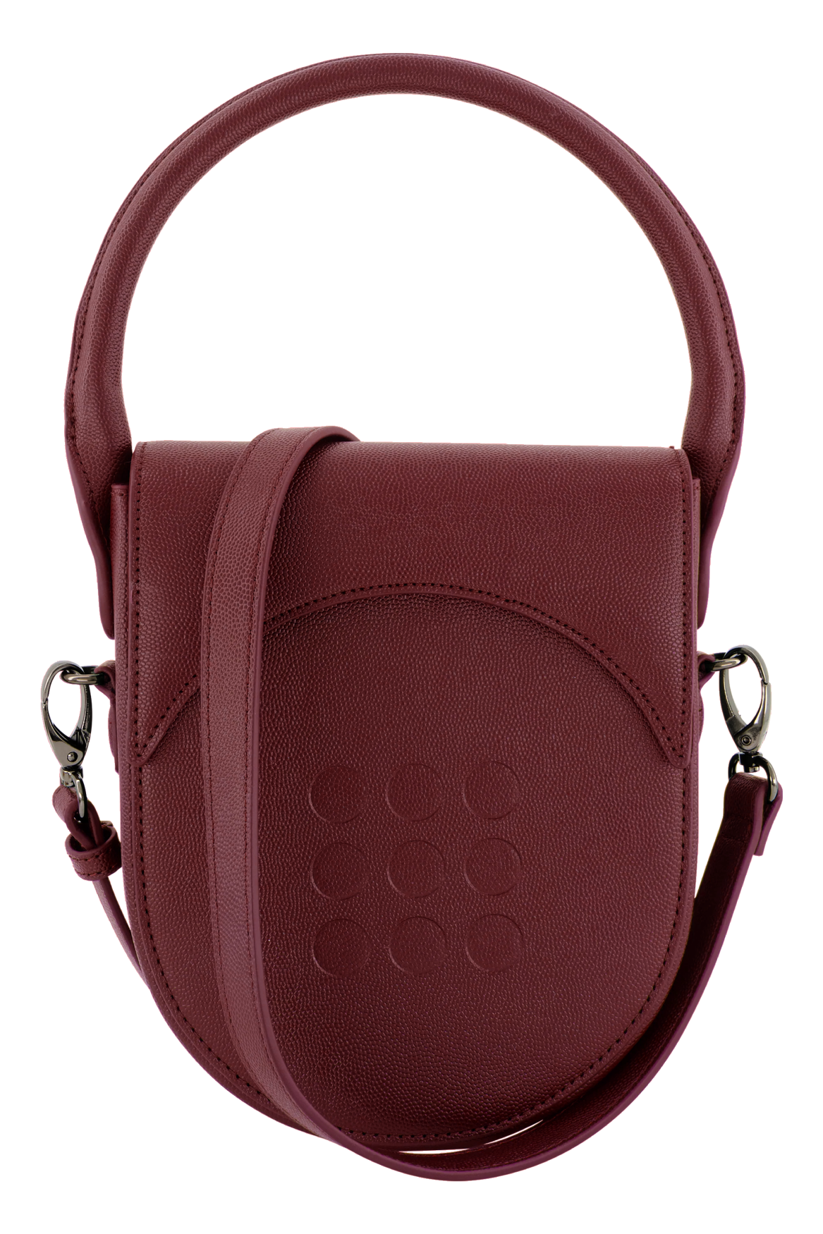 9-Dots Discbag Dark Red | Dark red