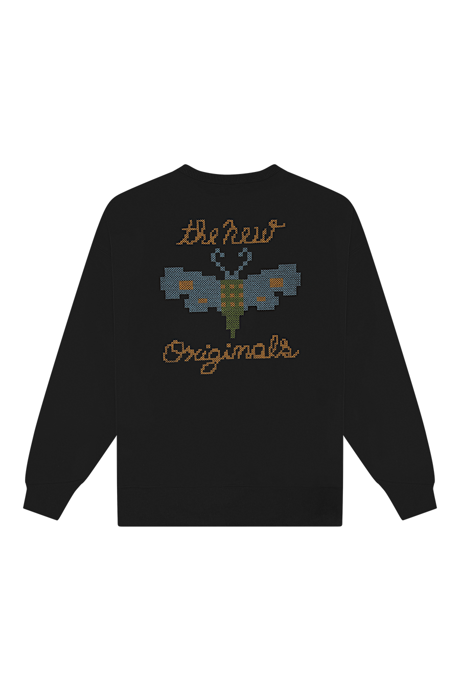 Butterfly Crewneck Black