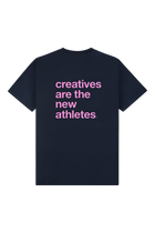 Catna Tee | Navy Blue / Pink